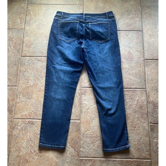 J. Jill Jeans Women's size 8 Denim blue Authentic Fit Slim Jeans #119 - Picture 6 of 8